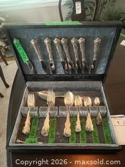 MaxSold Auction: Birks Sterling Silver Flatware Set, 56 Pieces with Case - Prince Edward (Ontario, Canada) PARTNER MANAGED Downsizing Online Auction - Fish Lake Road