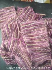 MaxSold Auction: Burgundy sweater unfinished - San Mateo (California, USA) SELLER MANAGED Moving Online Auction - Seville Way