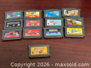 MaxSold Auction: 13 Game Boy Advance (GBA) Cartridges, Mixed Titles - Buena Park (California, USA) SELLER MANAGED Moving Online Auction - Melrose Street