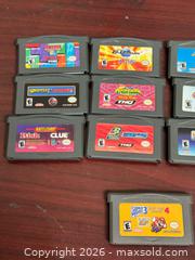 MaxSold Auction: 13 Game Boy Advance (GBA) Cartridges, Mixed Titles - Buena Park (California, USA) SELLER MANAGED Moving Online Auction - Melrose Street