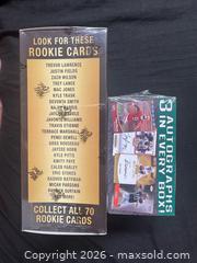 MaxSold Auction: 2021 Wild Card Mega Box & SAGE Blaster Football NEW SEALED  - Buena Park (California, USA) SELLER MANAGED Moving Online Auction - Melrose Street