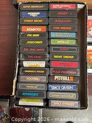MaxSold Auction: Atari 2600 Console with 34 Cartridges - Buena Park (California, USA) SELLER MANAGED Moving Online Auction - Melrose Street