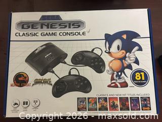 MaxSold Auction: AtGames Sega Genesis Classic Mini Console - 81 Games (NEW) - Buena Park (California, USA) SELLER MANAGED Moving Online Auction - Melrose Street