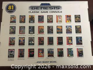 MaxSold Auction: AtGames Sega Genesis Classic Mini Console - 81 Games (NEW) - Buena Park (California, USA) SELLER MANAGED Moving Online Auction - Melrose Street