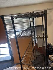 MaxSold Auction: Black Steel 5-Shelf Wire Shelving Unit on Casters - Buena Park (California, USA) SELLER MANAGED Moving Online Auction - Melrose Street