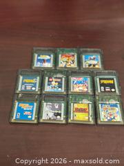 MaxSold Auction: Lot of 11 Game Boy Color Cartridges (Various Titles) - Buena Park (California, USA) SELLER MANAGED Moving Online Auction - Melrose Street