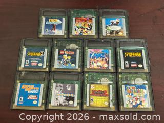 MaxSold Auction: Lot of 11 Game Boy Color Cartridges (Various Titles) - Buena Park (California, USA) SELLER MANAGED Moving Online Auction - Melrose Street