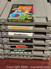 MaxSold Auction: Lot of 14 Original NES Game Cartridges - Buena Park (California, USA) SELLER MANAGED Moving Online Auction - Melrose Street