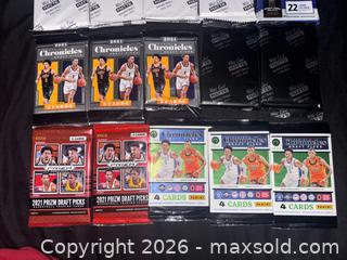 MaxSold Auction: Lot of 20 Basketball Trading Card Packs - Panini Chronicles Wild Card  - Buena Park (California, USA) SELLER MANAGED Moving Online Auction - Melrose Street