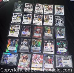 MaxSold Auction: Lot of 20 Signed Football Rookie Refractor Trading Cards - Buena Park (California, USA) SELLER MANAGED Moving Online Auction - Melrose Street