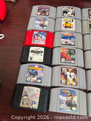 MaxSold Auction: Lot of 29 Nintendo 64 (N64) Game Cartridges — NTSC - Buena Park (California, USA) SELLER MANAGED Moving Online Auction - Melrose Street
