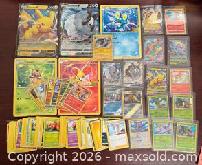 MaxSold Auction: Lot of 50+ Pokémon Trading Cards — Mixed Modern Sets - Buena Park (California, USA) SELLER MANAGED Moving Online Auction - Melrose Street