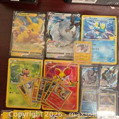 MaxSold Auction: Lot of 50+ Pokémon Trading Cards — Mixed Modern Sets - Buena Park (California, USA) SELLER MANAGED Moving Online Auction - Melrose Street