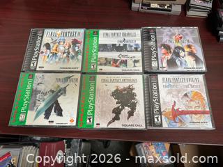 MaxSold Auction: Lot of 6 Final Fantasy & Chrono Trigger PS1 Game Collection (NTSC U/C) - Buena Park (California, USA) SELLER MANAGED Moving Online Auction - Melrose Street