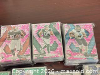 MaxSold Auction: Panini Mosaic Football Cards — Parallels, Prizms & Rookies over 330+ cards all sleeved  - Buena Park (California, USA) SELLER MANAGED Moving Online Auction - Melrose Street