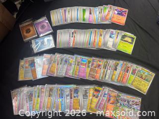 MaxSold Auction: Pokémon Trading Card Lot — 100+ Mixed Cards from 3 ETB Boxes of  Surging Sparks  - Buena Park (California, USA) SELLER MANAGED Moving Online Auction - Melrose Street