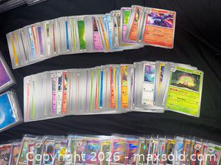 MaxSold Auction: Pokémon Trading Card Lot — 100+ Mixed Cards from 3 ETB Boxes of  Surging Sparks  - Buena Park (California, USA) SELLER MANAGED Moving Online Auction - Melrose Street