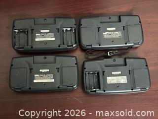 MaxSold Auction: Sega Game Gear handheld consoles (4) - Black - Buena Park (California, USA) SELLER MANAGED Moving Online Auction - Melrose Street