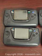 MaxSold Auction: Sega Game Gear handheld consoles (4) - Black - Buena Park (California, USA) SELLER MANAGED Moving Online Auction - Melrose Street