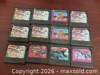 MaxSold Auction: Sega Game Gear Lot of 12 Cartridges - Buena Park (California, USA) SELLER MANAGED Moving Online Auction - Melrose Street