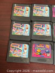 MaxSold Auction: Sega Game Gear Lot of 12 Cartridges - Buena Park (California, USA) SELLER MANAGED Moving Online Auction - Melrose Street