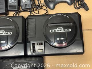 MaxSold Auction: Sega Genesis Consoles (Lot of 3) — Model 1 & Model 2 - Buena Park (California, USA) SELLER MANAGED Moving Online Auction - Melrose Street