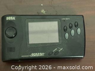 MaxSold Auction: Sega Genesis Nomad Portable Handheld Console, Black - Buena Park (California, USA) SELLER MANAGED Moving Online Auction - Melrose Street