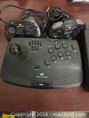 MaxSold Auction: Sega Saturn Home Console with Standard Controller & Arcade Joystick - Buena Park (California, USA) SELLER MANAGED Moving Online Auction - Melrose Street
