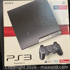 MaxSold Auction: Sony PlayStation 3 Slim 120GB Console Black (Working) - Buena Park (California, USA) SELLER MANAGED Moving Online Auction - Melrose Street
