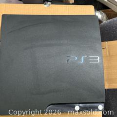MaxSold Auction: Sony PlayStation 3 Slim 120GB Console Black (Working) - Buena Park (California, USA) SELLER MANAGED Moving Online Auction - Melrose Street
