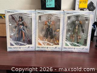MaxSold Auction: Square Enix Play Arts Kai Final Fantasy XIII Figures (Oerba, Hope, Sazh) - Buena Park (California, USA) SELLER MANAGED Moving Online Auction - Melrose Street