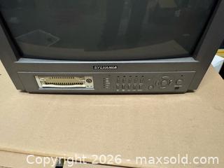MaxSold Auction: Sylvania 20-inch CRT TV/Monitor - Buena Park (California, USA) SELLER MANAGED Moving Online Auction - Melrose Street