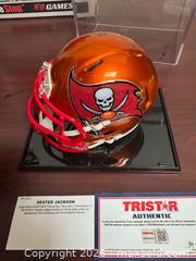 MaxSold Auction: Tampa Bay Buccaneers Mini Helmet Signed by Dexter Jackson - Buena Park (California, USA) SELLER MANAGED Moving Online Auction - Melrose Street
