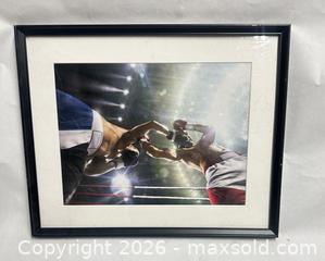 MaxSold Auction: Framed Boxers - Los Angeles (California, USA) SUPER SHORT NOTICE SELLER MANAGED Charity/Fundraising Online Auction - Vanowen Street