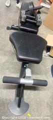 MaxSold Auction: Inspire Adjustable Weight Bench with Dumbbells & Ab Roller - Los Angeles (California, USA) SUPER SHORT NOTICE SELLER MANAGED Charity/Fundraising Online Auction - Vanowen Street