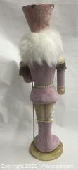 MaxSold Auction: Large Decorative Pink & Gold Nutcracker Christmas Figure 2 Feet Tall - Los Angeles (California, USA) SUPER SHORT NOTICE SELLER MANAGED Charity/Fundraising Online Auction - Vanowen Street