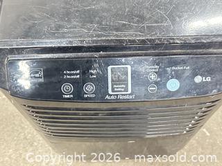 MaxSold Auction: LG LHD659EBL 65 PINT DEHUMIDIFIER AUTO SHUT-OFF EXTERNAL DRAIN - Los Angeles (California, USA) SUPER SHORT NOTICE SELLER MANAGED Charity/Fundraising Online Auction - Vanowen Street