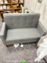 MaxSold Auction: Little Grey Couch - Los Angeles (California, USA) SUPER SHORT NOTICE SELLER MANAGED Charity/Fundraising Online Auction - Vanowen Street