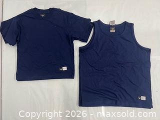 MaxSold Auction: Lot of 2 Styles of Navy Blue Children’s Shirts- Sizes in Description-7 Items  - Los Angeles (California, USA) SUPER SHORT NOTICE SELLER MANAGED Charity/Fundraising Online Auction - Vanowen Street