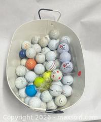 MaxSold Auction: Lot of Golf Balls and Bucket - Los Angeles (California, USA) SUPER SHORT NOTICE SELLER MANAGED Charity/Fundraising Online Auction - Vanowen Street