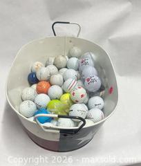 MaxSold Auction: Lot of Golf Balls and Bucket - Los Angeles (California, USA) SUPER SHORT NOTICE SELLER MANAGED Charity/Fundraising Online Auction - Vanowen Street