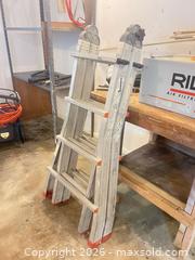 MaxSold Auction: Featherlite 4-Section Aluminum Multi-Position Articulating Ladder - Cambridge (Ontario, Canada) SELLER MANAGED Estate Sale Online Auction - Tiffany Street
