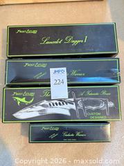 MaxSold Auction: Frost Cutlery Bowie/Dagger Fantasy Knife Lot of 4 - San Jose (California, USA) PARTNER MANAGED Estate Sale Online Auction - Tuscarora Drive