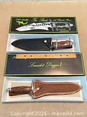 MaxSold Auction: Frost Cutlery Bowie/Dagger Fantasy Knife Lot of 4 - San Jose (California, USA) PARTNER MANAGED Estate Sale Online Auction - Tuscarora Drive
