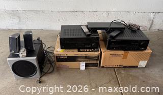 MaxSold Auction: Marantz & Yamaha 5.1 AV Components: SR5000, RX-V673, Sub & Sats - San Jose (California, USA) PARTNER MANAGED Estate Sale Online Auction - Tuscarora Drive