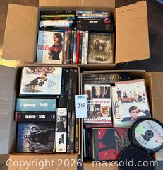 MaxSold Auction: Mixed DVD & Blu-ray TV Series and Movie  - San Jose (California, USA) PARTNER MANAGED Estate Sale Online Auction - Tuscarora Drive