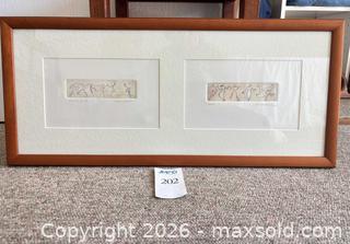 MaxSold Auction: Ruth Dosmar Sipper Watercolor & Pen/Ink Dance Scenes (Framed) - San Jose (California, USA) PARTNER MANAGED Estate Sale Online Auction - Tuscarora Drive