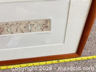 MaxSold Auction: Ruth Dosmar Sipper Watercolor & Pen/Ink Dance Scenes (Framed) - San Jose (California, USA) PARTNER MANAGED Estate Sale Online Auction - Tuscarora Drive