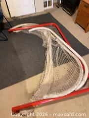 MaxSold Auction: Regulation Ice/Street Hockey Goal - Red Steel Frame - Ottawa (Ontario, Canada) SELLER MANAGED Downsizing Online Auction - Adam Baker Way