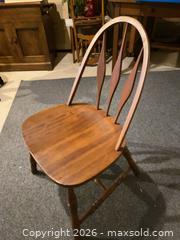 MaxSold Auction: Solid Wood Windsor Spindle-Back Side Chair, Rustic Finish - Ottawa (Ontario, Canada) SELLER MANAGED Downsizing Online Auction - Adam Baker Way